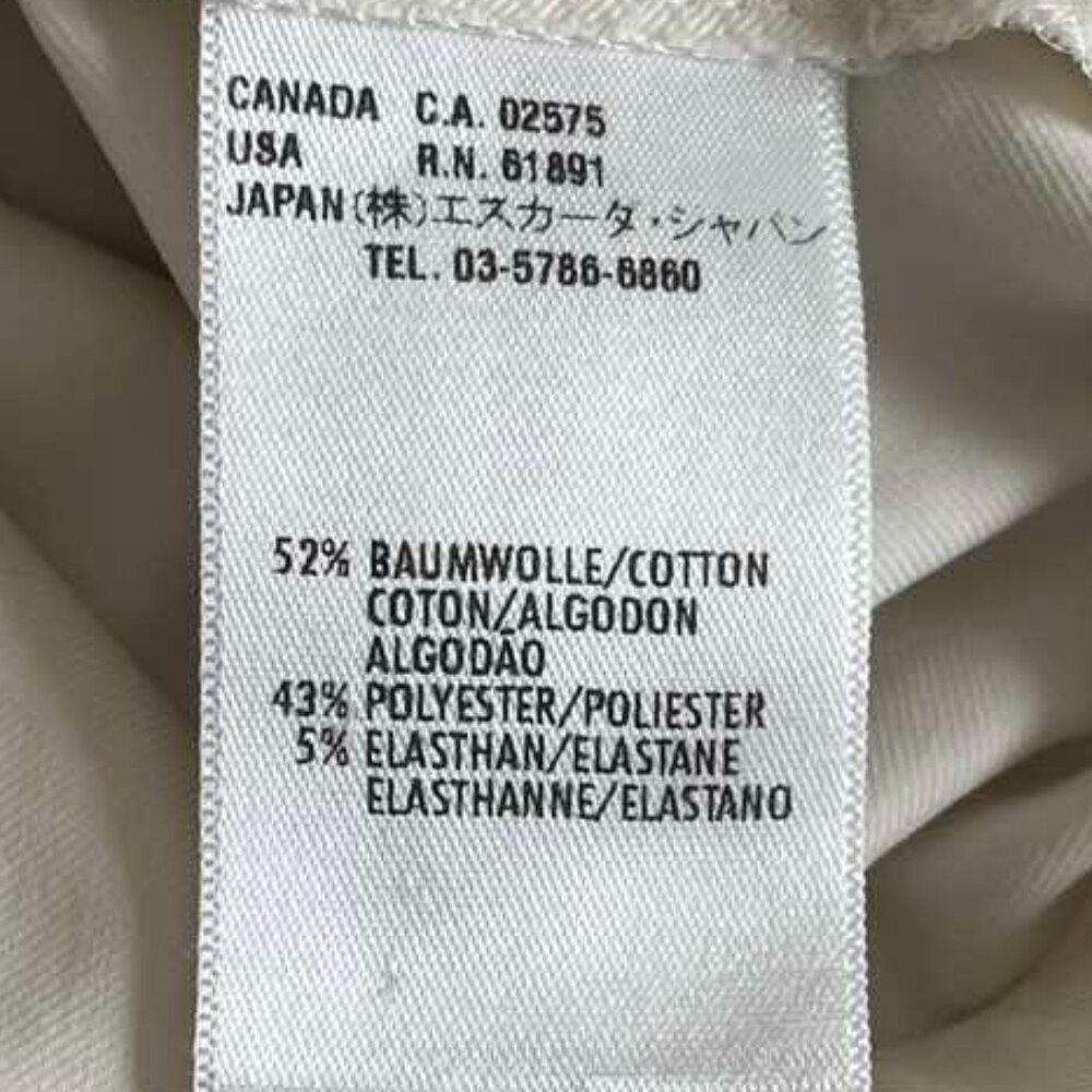 Escada Women's  Wide Cream Trousers Size 4 - Picture 6 of 12